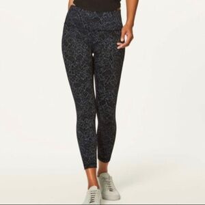 LULULEMON Sz 10 Align Pant II  Lacescape Dark Cast 7/8 Leggings